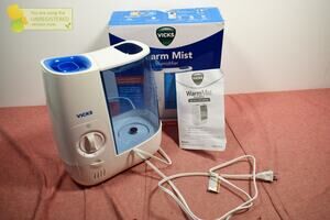 Vicks Warm Moisture Humidifier White/Blue